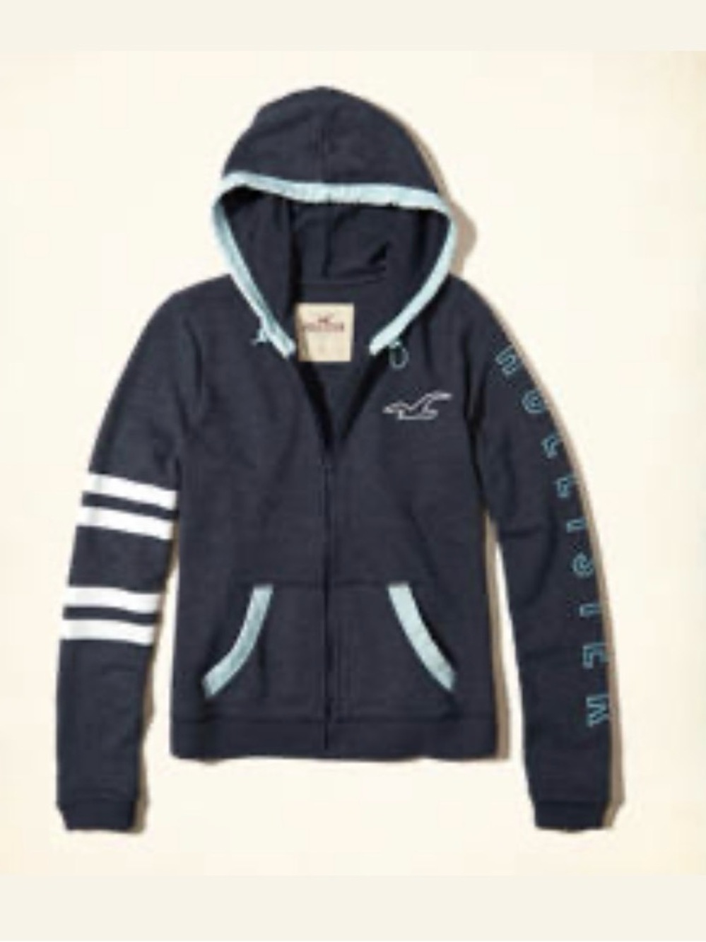 Stripe Logo Graphic Hoodie